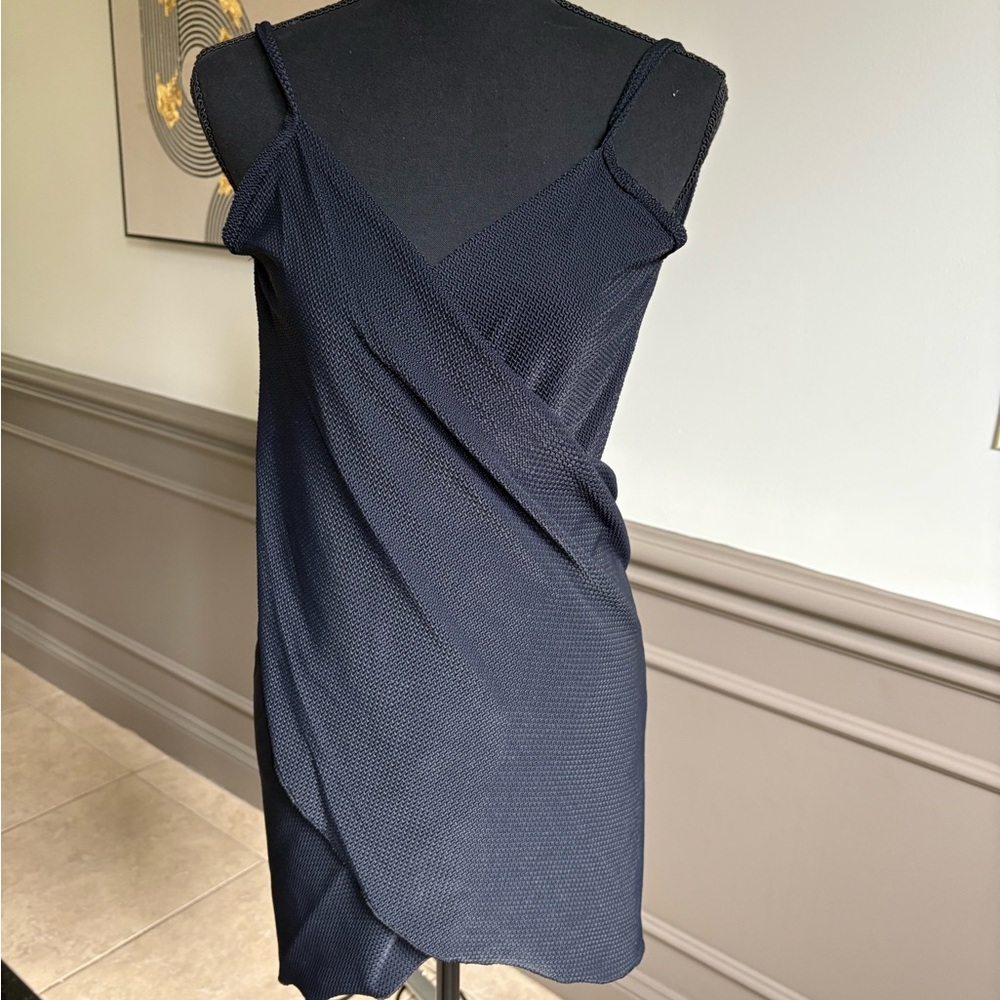 Asymmetrical Wrap Coverup Dress